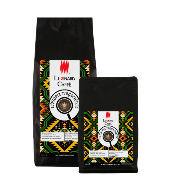 Diversitatea bogată a aromelor din cafeaua etiopiană Yirgacheffe reflectă esența cafelei din Africa de Est, oferind un spectru care cuprinde note florale, fructate și terestre.